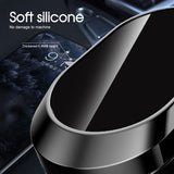 Metal Magnetic Car Phone Holder Folding Magnet Dash Mount Mobile Phone
