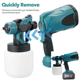 Cordless High Pressure Spray Gun Airless Paint Sprayer For 36V Battery