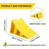 2X Multipurpose Wheel Chock Wedges Car Stopper Wheel Alignment Block