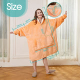 Oversize Plush Warm Blanket Ultra Giant Sweatshirt Huggle Fleece