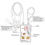 12V DIY Fuel Injector Tester Cleaner Kit 4 Pulse Modes 4 Test Leads