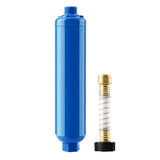 1/2x RV Inline Hose Water Filter with Hose Protector, Reduces Chlorine,Bad Taste