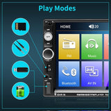 7" Car Radio 2 DIN GPS FM RDS Head Unit Stereo Camera AndroidAuto MP5/FM/WMA/AUX/TF