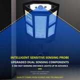 Motion Sensor Solar Powered Lights 3 Modes Household Wall Security Lights