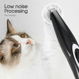 Cordless Pro Pet Hair Clippers Dog Cat Paw Trimmer Grooming USB Rechargeable Kit