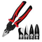 5-PCS Plier Tool Set, 5 in 1 Versatile Tool Kit, with Linesman Plier, Wire