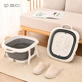 Japanese-Style Folding Massage Point Bucket Foot Bath Tub Bucket