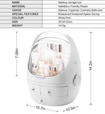 Cosmetic Makeup Box Organizer Storage Jewellery Holder Dustproof Case