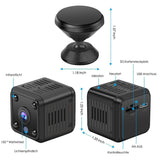 4K HD MINI WIFI WIRELESS IP HIDDEN SPY CAMERA CAM NETWORK MONITOR NIGHT VISION