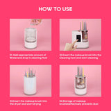 Electric Makeup Brush Cleaner And Dryer for All Makeup Brush Types