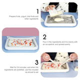 Ice Cream Maker Yogurt Frozen Pan Mini Fried Yogurts Machine Rolled Homemade DIY