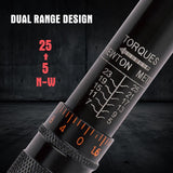 3Pc 1/4" Drive Click Torque Wrench Ratchet Socket with Adaptor Extension