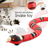 Pet Cat Toy Smart Sensing Snake Toys Cats USB Charging Electron Interactive Toy