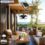 136 LED Solar Light Indoor Outdoor Hanging Pendant Garden Yard Tent Shed Lamp