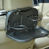 Auto Car Cup Holder Table Back Seat Drink Food Folding Stand Desk New Tray