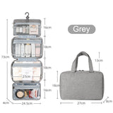 Large Hanging Hook Toiletry Bag Waterproof Travel Makeup Cosmetic Organizer Case