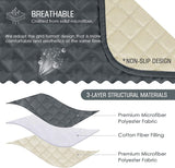 100% Waterproof Recliner Chair Cover with Non Slip Strap Slip Cover for Recliner