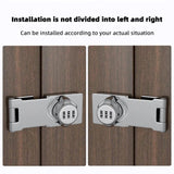 Mechanical Password Lock Hasp – Keyless Combination Cabinet Drawer Door Lock