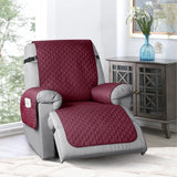 100% Waterproof Recliner Chair Cover with Non Slip Strap Slip Cover for Recliner