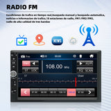 7" Car Radio 2 DIN GPS FM RDS Head Unit Stereo Camera AndroidAuto MP5/FM/WMA/AUX/TF