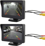 4.3" HD Monitor Reverse Camera Rear View Backup Parking Cam Kit Night Vision