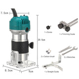 30000RPM Electric Hand Trimmer Router Wood Laminate Palm Joiners Working Tool