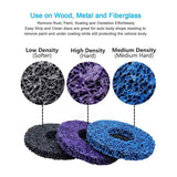 100MM 115MM 125MM Grinding Wheel Poly Strip Disc Wheel Paint Rust Removal