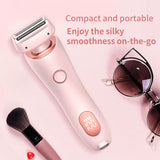 2in1 Pro Silk Glide Epilator Electric Shaver Razors Trimmer Bikini Hair Remover