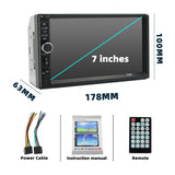7" Car Radio 2 DIN GPS FM RDS Head Unit Stereo Camera AndroidAuto MP5/FM/WMA/AUX/TF