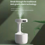 1000ml Soundwave Humidifier Quiet USB Anti-Gravity Night Light Bedroom Office