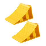 2X Multipurpose Wheel Chock Wedges Car Stopper Wheel Alignment Block