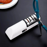 Kitchen Electric Knife Sharpener Multifunctional Automatic Professional 4 Gears