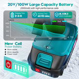 Hot Melt Glue Gun 100W Electric Adhesive Sticks Gun Hobby Craft Diy for Makita