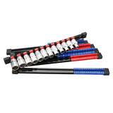 6Pc Socket Holder Sockets Storage Rail Rack Organizer Mountable Sliding