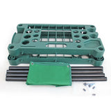 Compact Garden Tool Storage Rack Organiser with Pockets – 58x31x60cm