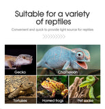 Reptile Lamp Fixture Clamp E27 Ceramic Light Bulb Holder Switch For Pet Habitat