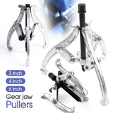 3pcs Bearing Gear Hub Puller Remover Tool Drop Forged Reversible Jaws Separator
