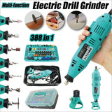 388Pc Electric Rotary Tool Accessories Dremel Bits Drill Grinder Sander Polisher