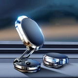 Metal Magnetic Car Phone Holder Folding Magnet Dash Mount Mobile Phone