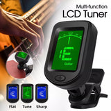 Tuner Guitar Violin Ukelele Bass Tuner Multifunction LCD Electronic Clip Digital