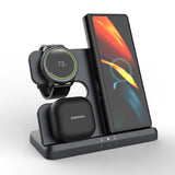 15W Fast Charge 3 In 1 Wireless Charging Station Phone Charging Stand/Dock