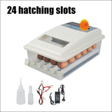 12/24 Egg Incubator Fully Automatic Digital Led Turning Chicken Eggs Poultry