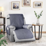 100% Waterproof Recliner Chair Cover with Non Slip Strap Slip Cover for Recliner