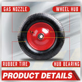 16" Wheelbarrow Trolley Wheel PUNCTURE SOLID 4.80/4.00-8 AirTyre