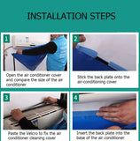 Waterproof Wall Mounted Wash Cover Air Conditioner Cleaning Bags Protectors Kits