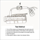 Car In-Line Ignition Spark Tester Diagnostic Tool