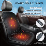 Heated Seat Cushion, 12V Car Heat Seat Cushion Cover Winter Warmer Pad