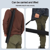 Olisicht Baseball Bat Steel 32 in Black with Carry Bag