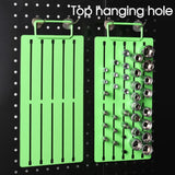 Magnetic metal sleeve storage rack socket organizer sleeve fixed artifact tools