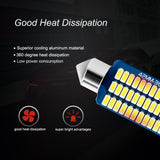 2X 31MM FESTOON 36SMD LED INTERIOR DOME MAP LIGHT BULB GLOBE 12V CAR 4WD